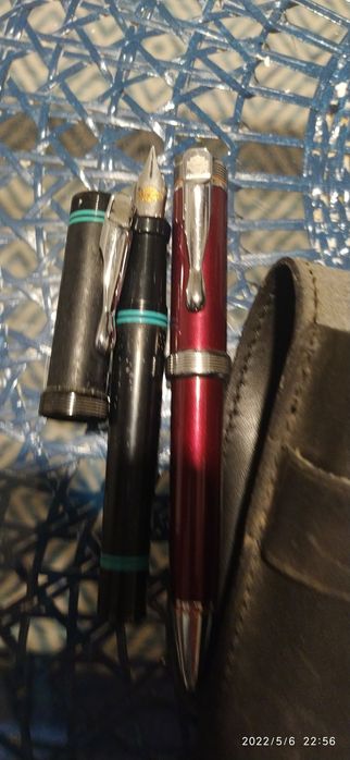 Bolsa Harley Davidson com esferográfica e e caneta de aparo original