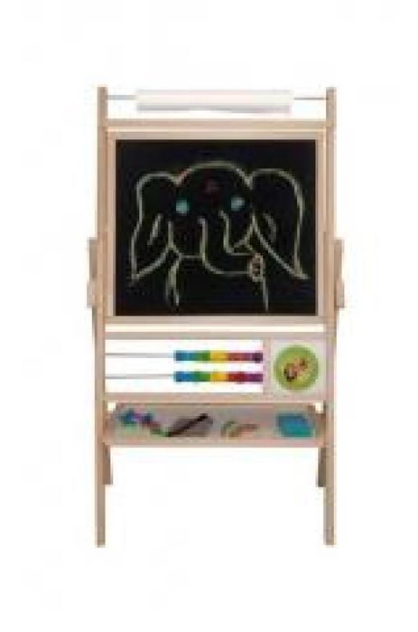 Tablica obrotowa z 2 -rzędowym liczydłem naturalna 3toysm ,65x570 mm