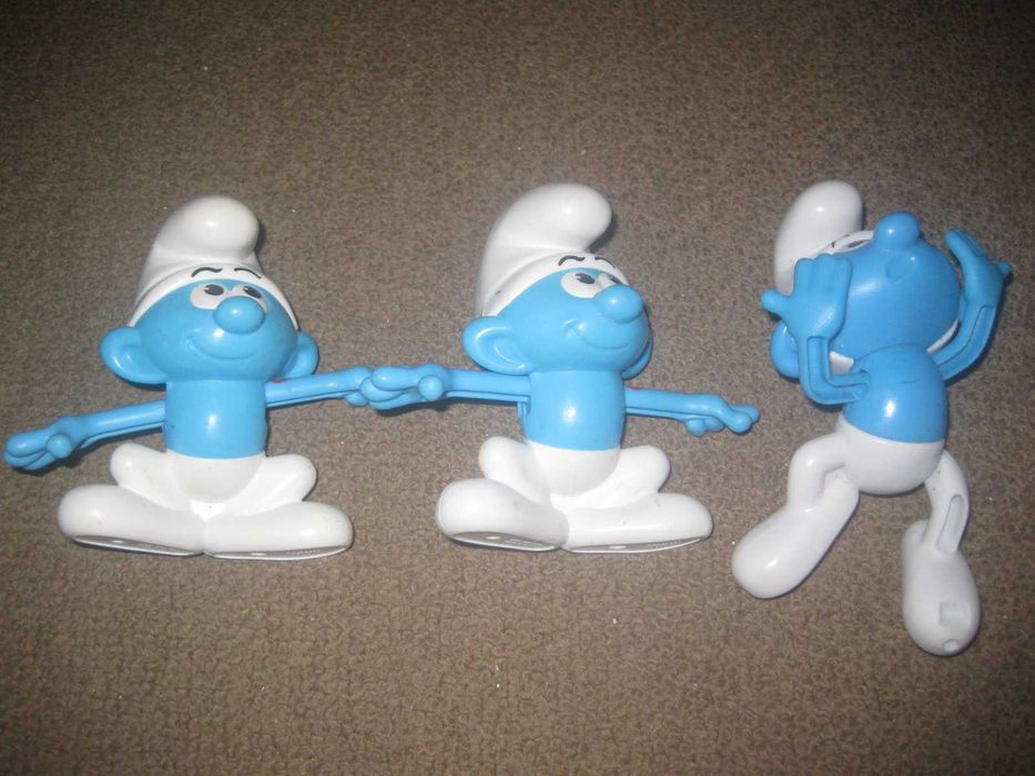 8 Bonecos/Figuras Colecionáveis dos "Smurfs"