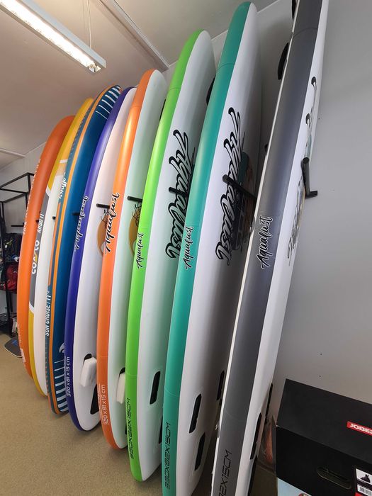 Дошка SUP AQUALUST САП доска НОВАЯ 2 СЛОЯ 320 см. борд board Paddle SUP дошка 2 шари слоя доска надувна Stand Up Paddle board борд SUB SAP надувная