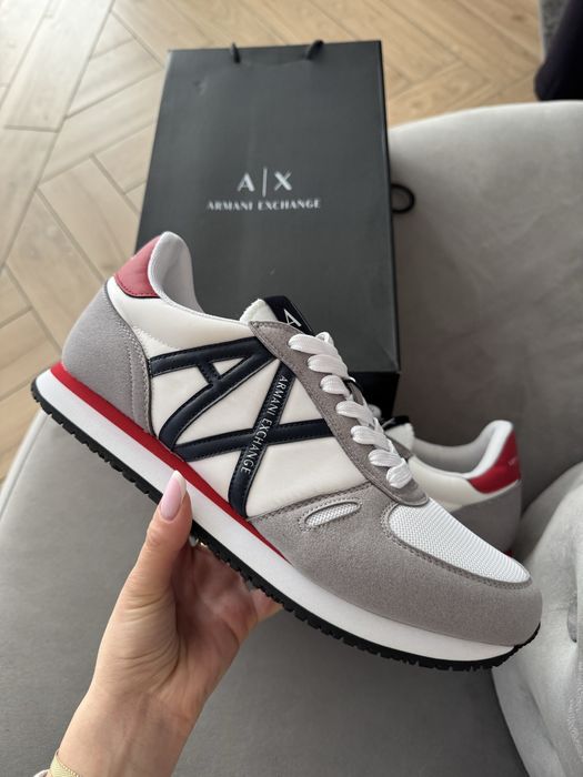 Armani Exchange Nowe Sneakersy Męskie Sportowe Lekkie 42