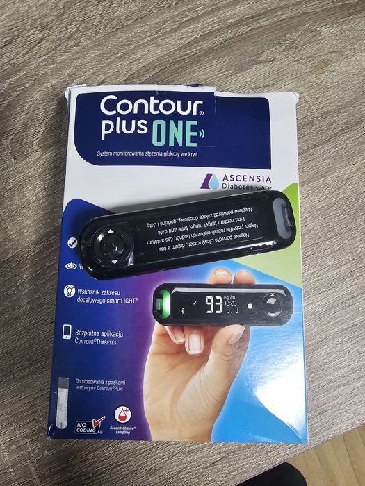 Nowy glukometr contour plus one