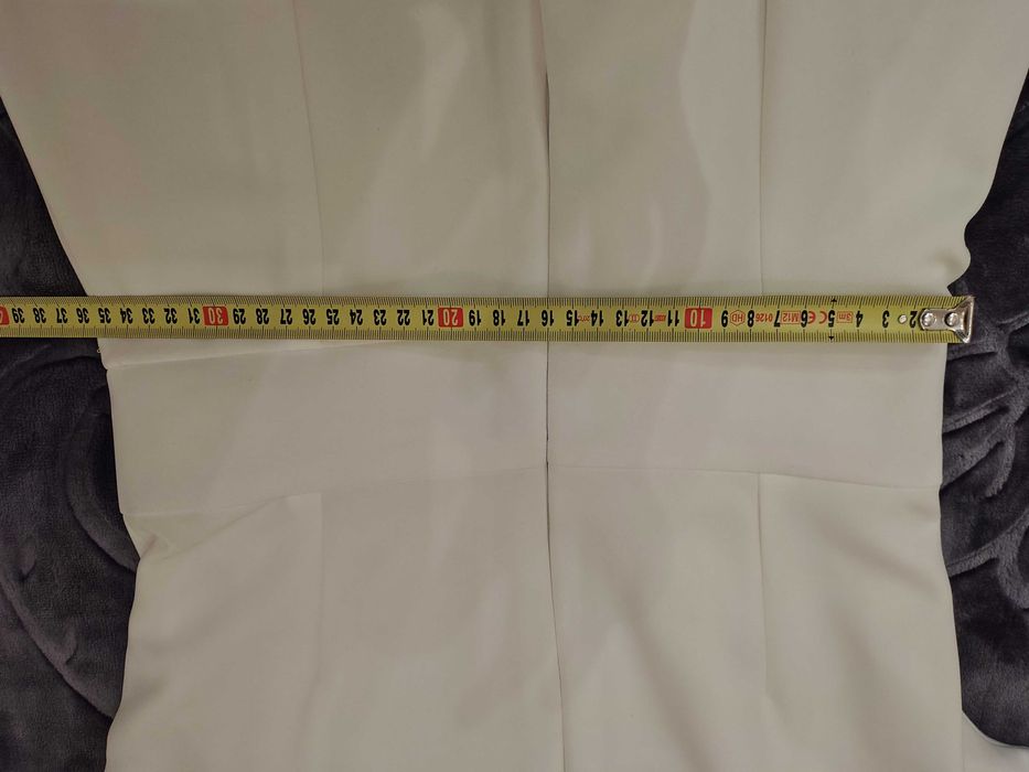 Sukienka koktailowa biała M