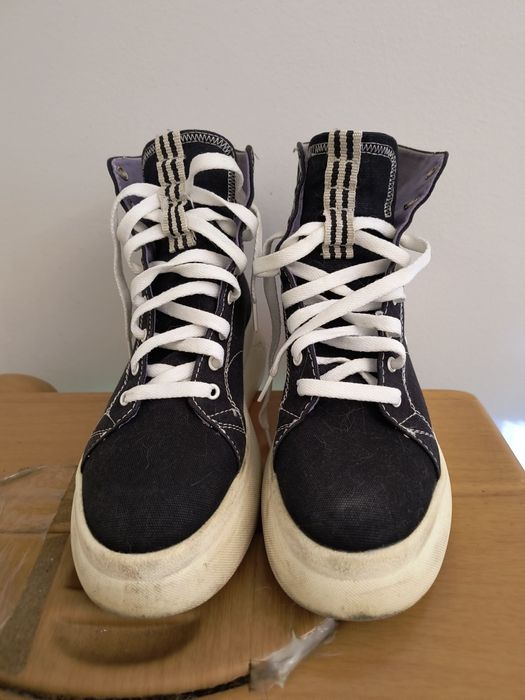 Trampki wysokie Bershka 38 hippie adidasy buty tanio kwiatki