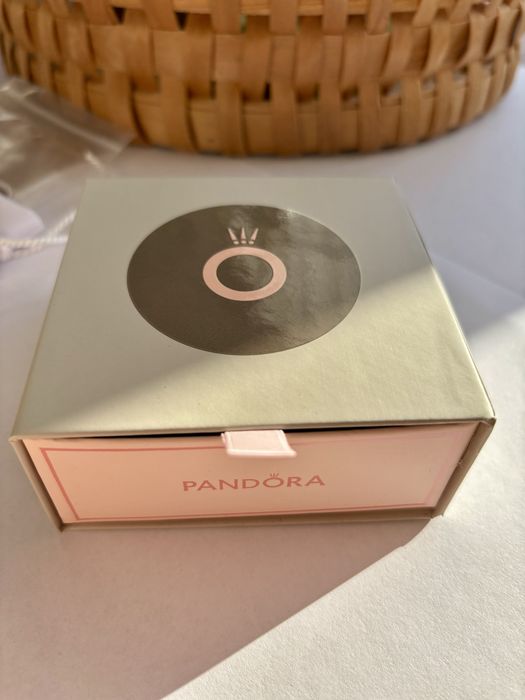 Bransoletka PANDORA 18 cm Polerowane srebro + certyfikat+ pudełko Model bangle