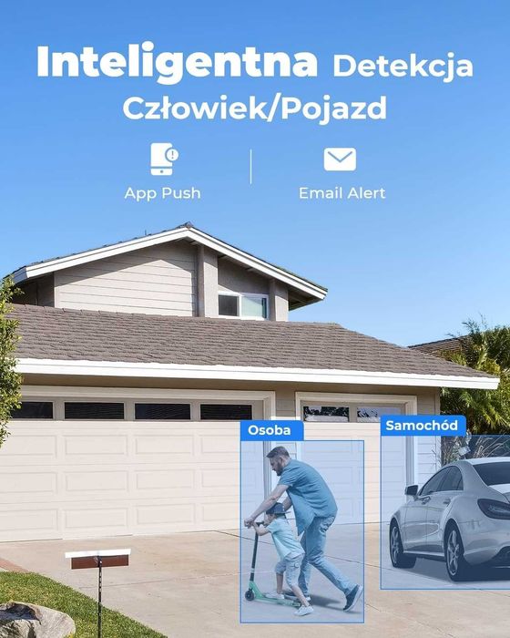 Kamera IP Zewnętrzna REOLINK D800 4K Ultra HD IP66 ZESTAW 4 Sztuk