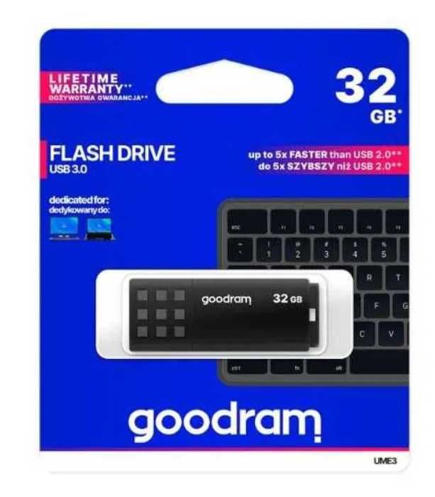 Pendrive GOODRAM UME3 32GB USB 3.0 czarny - 2sztuki