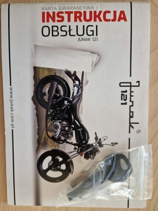 Motocykl Junak 121 poj 125. Rok 2022