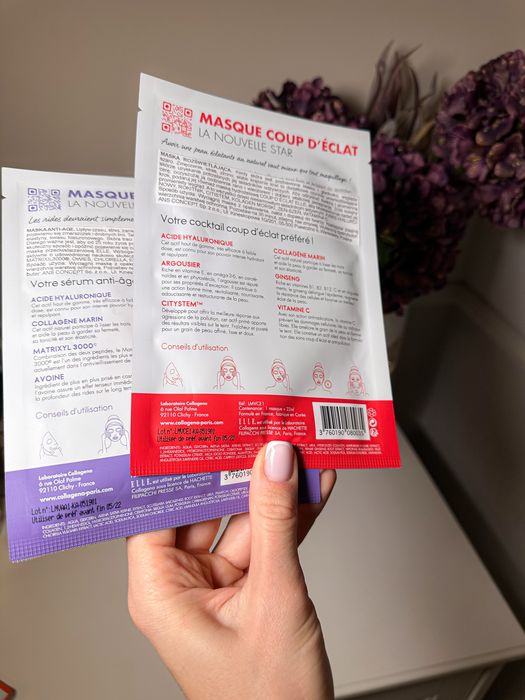Elle maseczka do twarzy maska w płachcie nawilzająca