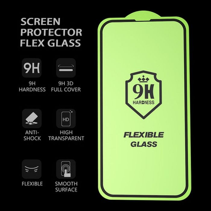 Szkło hybrydowe 5D Full Glue do Samsung A16 5G / A17 5G / A18 Bestsuit Flexible czarne