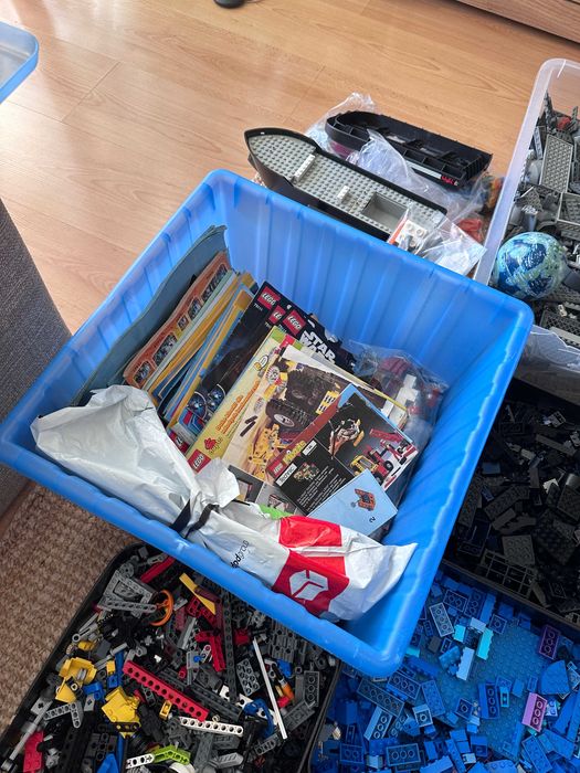 Lego mix - Star Wars, City i inne ponad 45 KG + zestawy