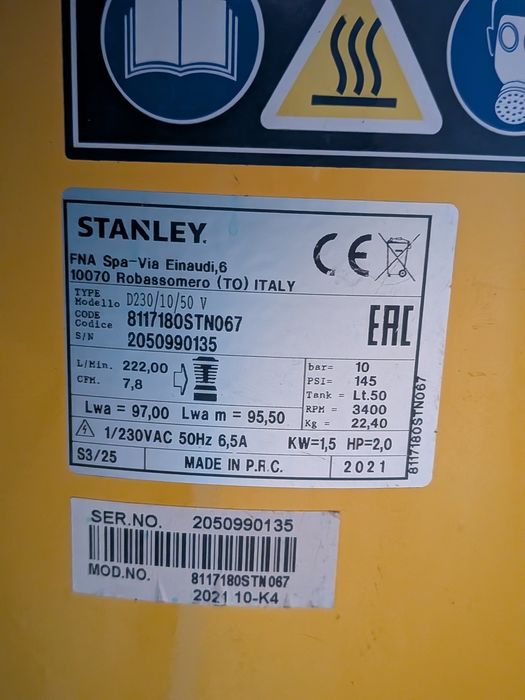 Kompresor Stanley