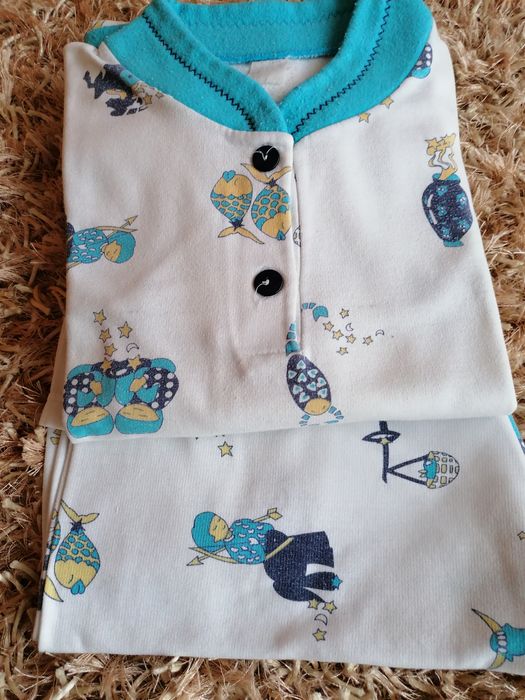 Conjunto de 2 pijamas cardados mulher Tam. XL