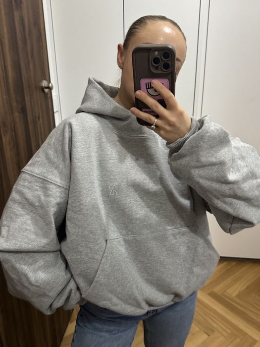 Bluza szara biggie hoodie relab