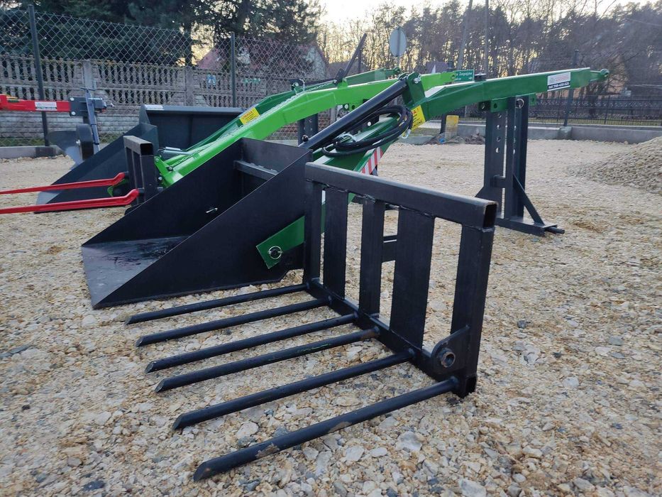 Podnośnik na tył ciągnika ramie hydraulika widły na tuz łycha dowóz