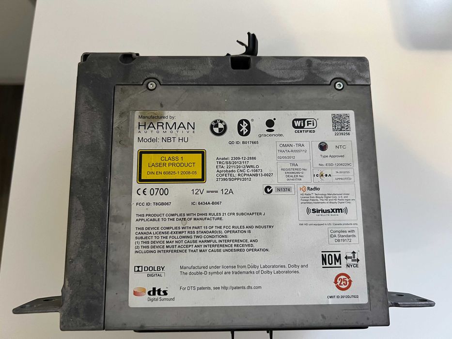 мультимедія NBT HU BMW F10 F30 F15 F36 F32