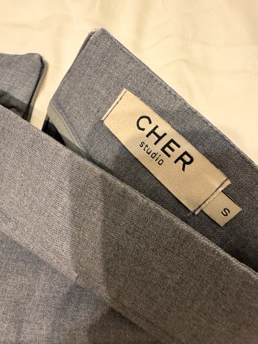 Сіра спідниця плісе Cher 17