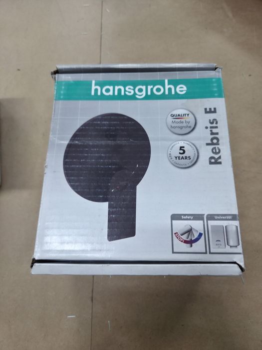 Bateria podtynkowa Hansgrohe czarny mat