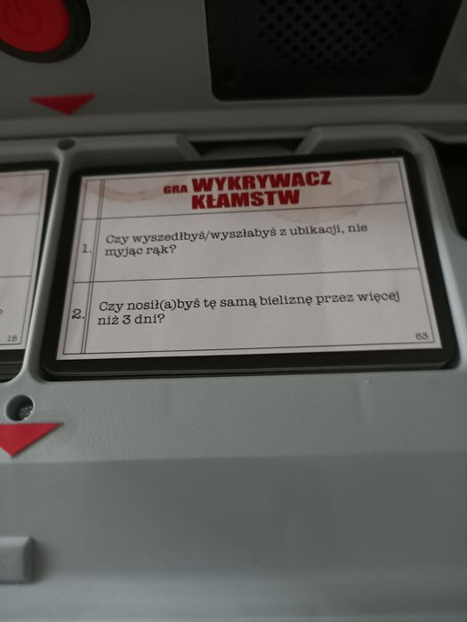 Detektor kłamst elektroniczna gra
