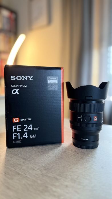 Lente SONY GM 24mm f/1.4 full frame absolutamente nova