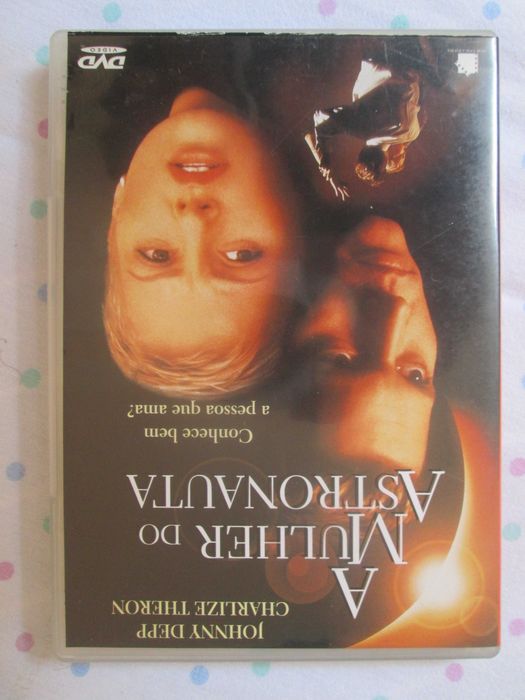 DVD A Mulher do Astronauta. Charlize Theron, Clea DuVall, Johnny Depp