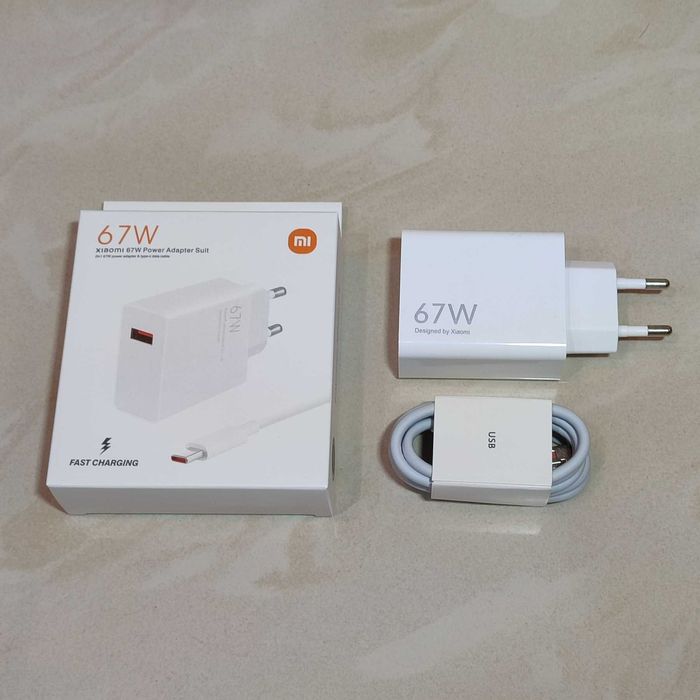 Швидка турбо Зарядка Xiaomi 67W + кабель 6А  MDY-12-EH Сяомі, Ксиоми