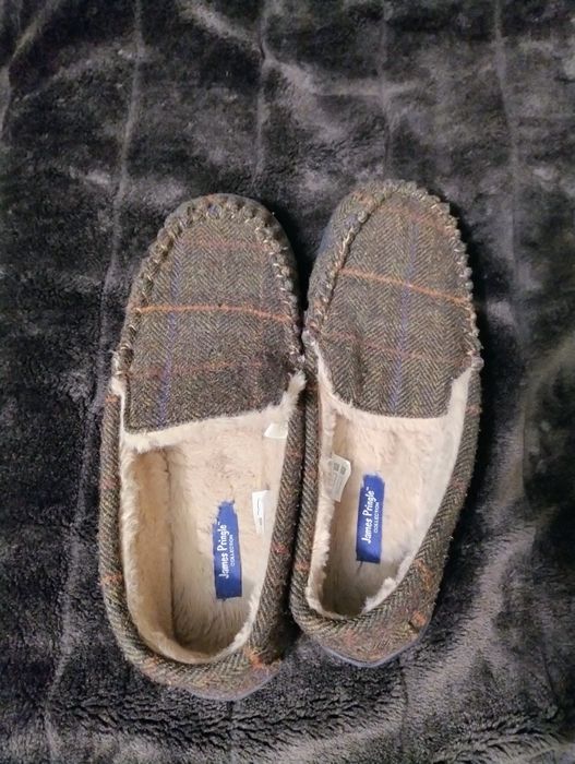 Комнатные тапочки, James Pringle на меху.Прошиты..