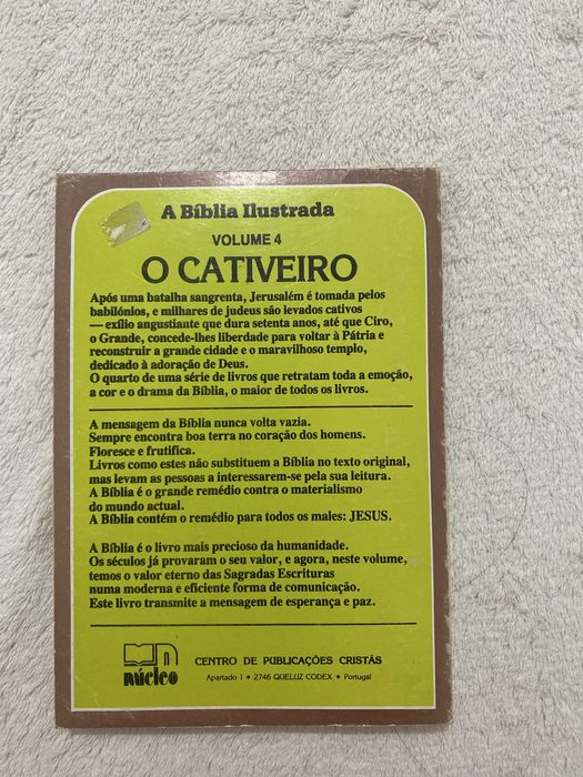 O Cativeiro 4 - A biblia ilustrada