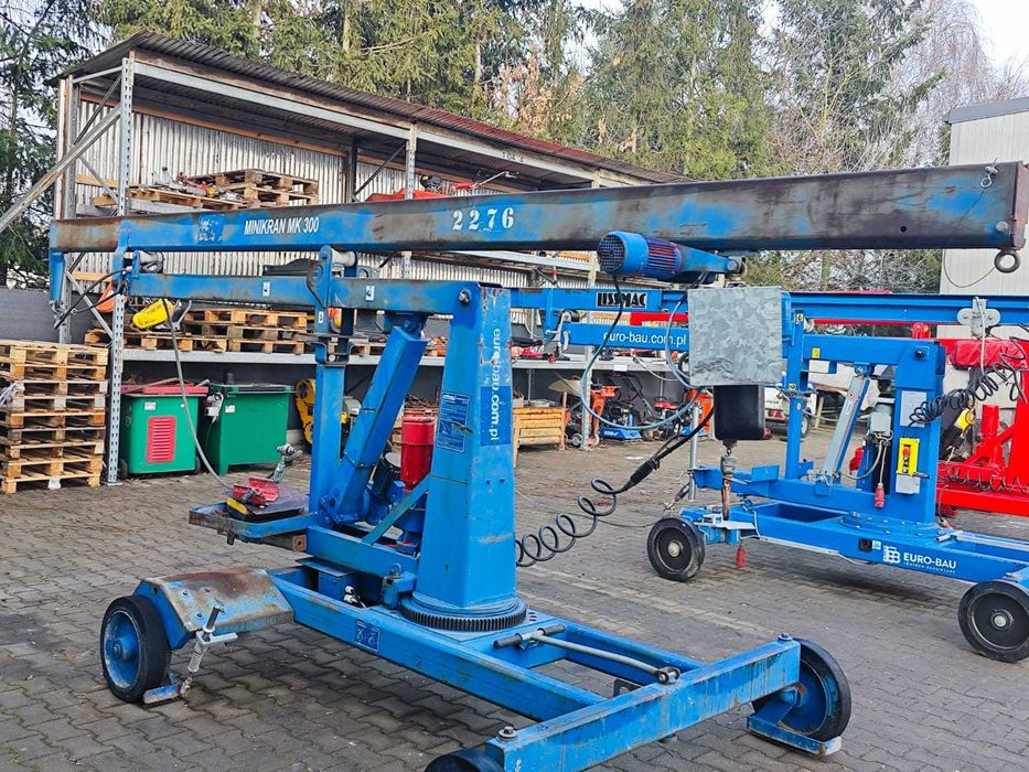 Dźwig Steinweg Bocker MK-300/5 Minikran żuraw wciągarka silki bloczków