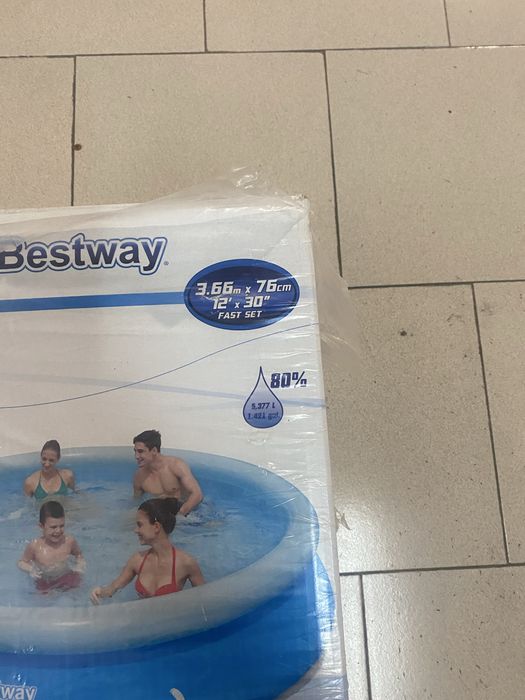 Piscina best way 3.66m x 76 cm com bomba