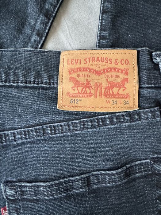 Spodnie męskie Levis 512 34/34