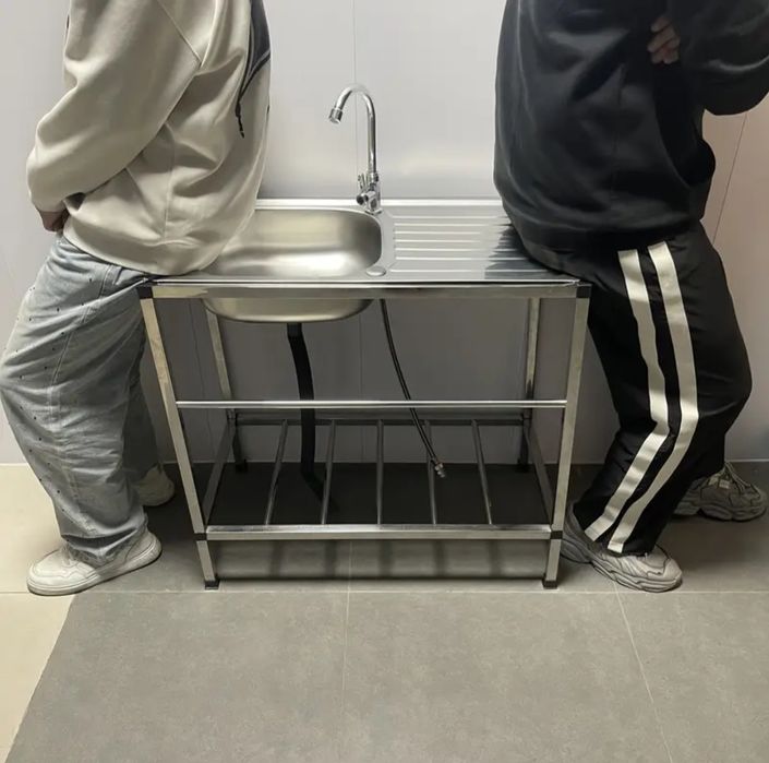 Bancada de cozinha em INOX