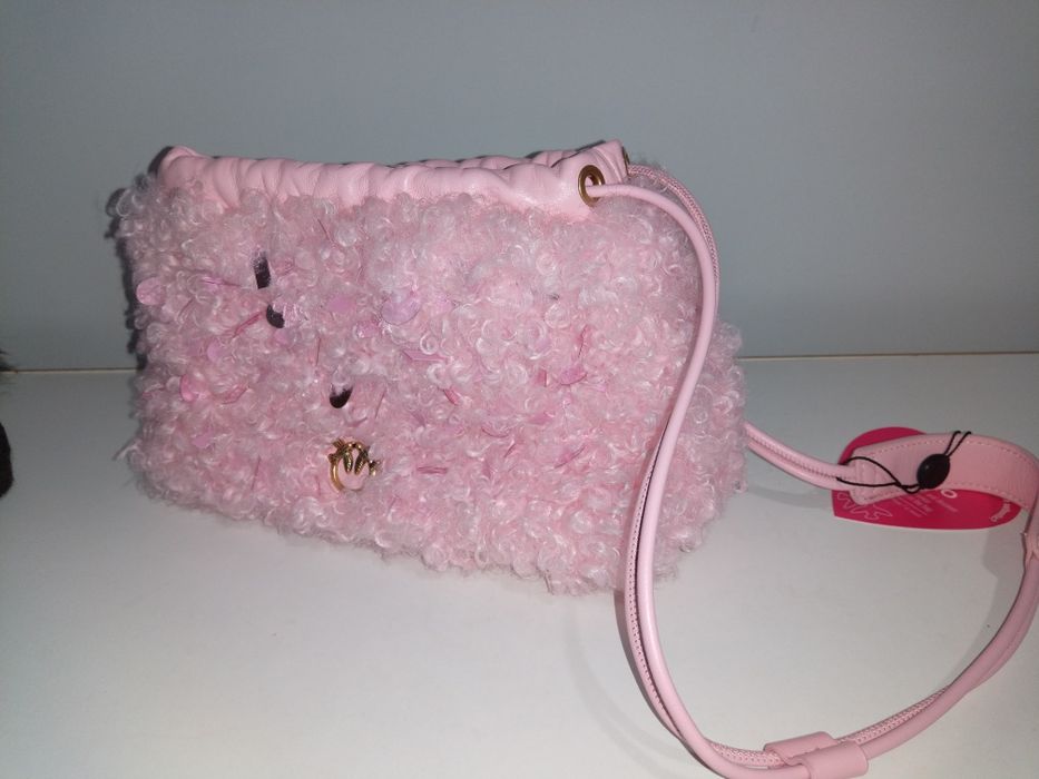 ‼️PINKO różowa torebka worek pink sweet love