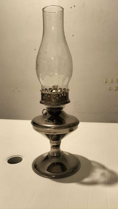 Lamparinas cor prateada