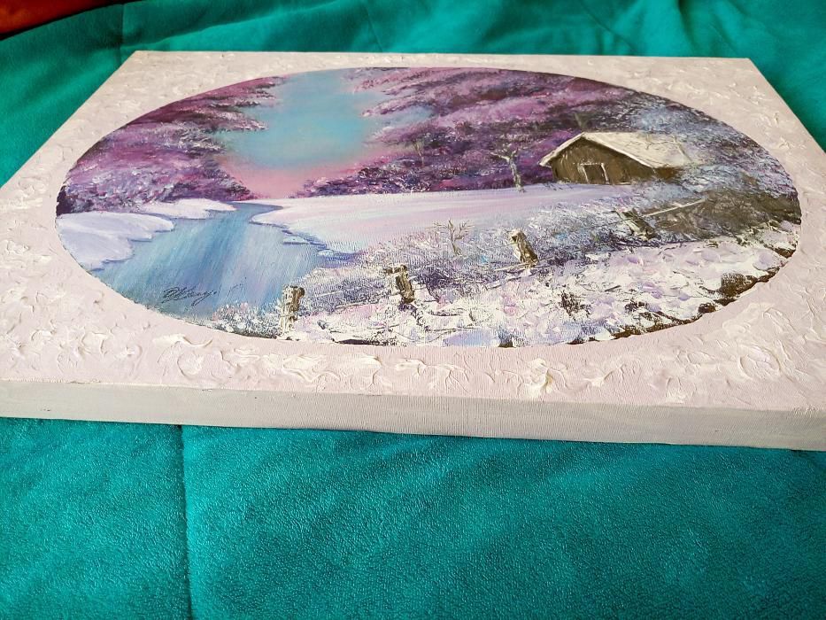 Pintura a acrílico "Zimuska"