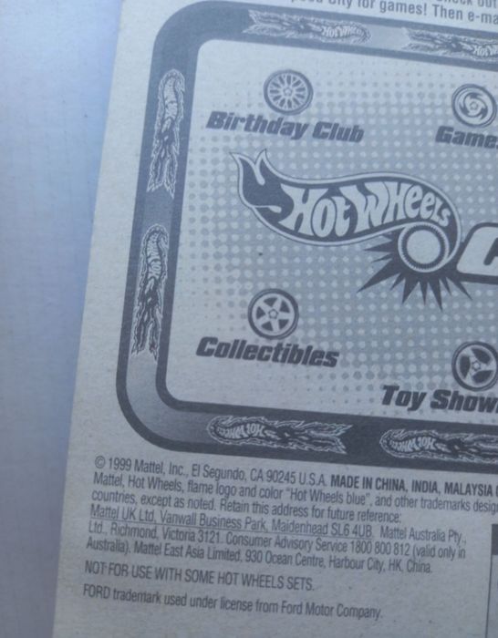 Hot wheels 32 ford saiu no ano 1999