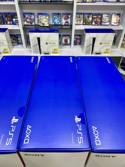 Sony PlayStation 5 Slim (Blu-ray Edition) 1 TB - нова від магазину !