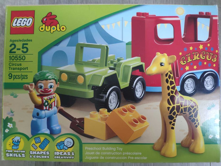 Конструктор Lego Duplo. Цирковий автофургон. 10550 Лего дупло