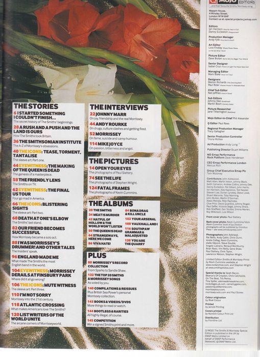 MORRISSEY & the SMITH - Mojo Special Edition - maj 2004