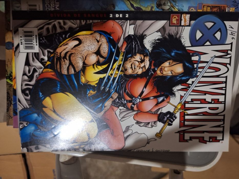 Bd como novas da Devir -x men,wolverine,homem aranha