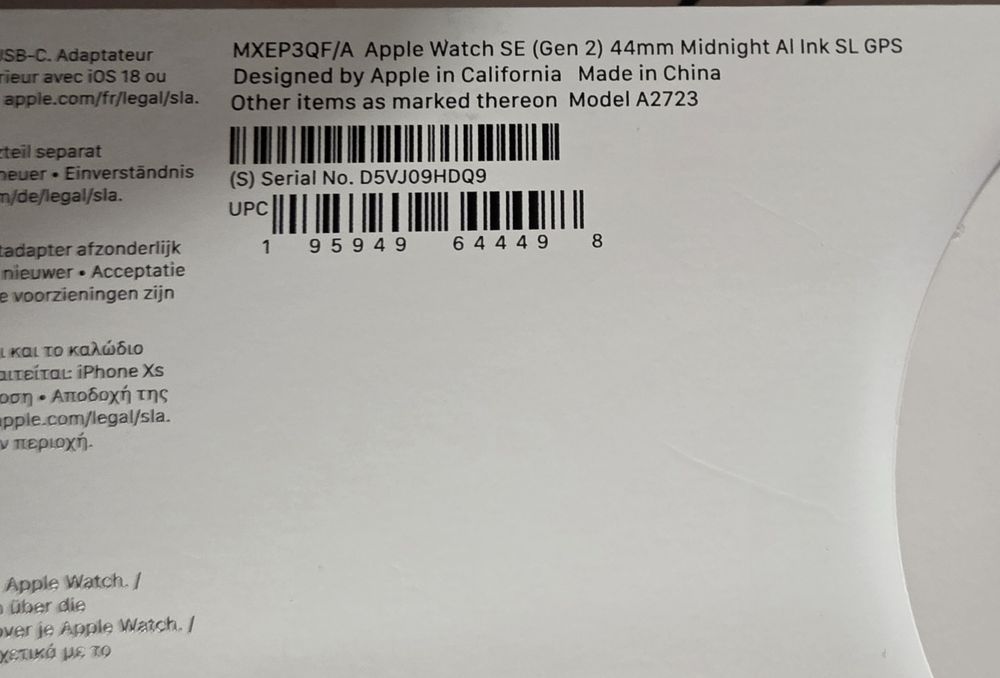 Apple watch 44 mm SE 2 GEN  98 kondycja