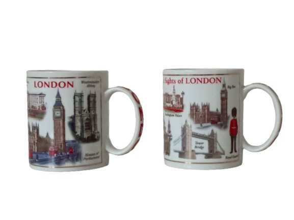 Syg. kubki porcelanowe Historic Sights of London