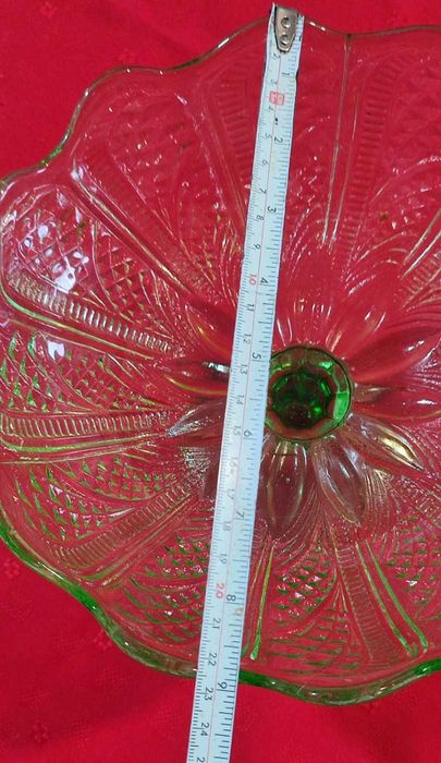 Фруктовница, конфетница. Стекло.  СССР