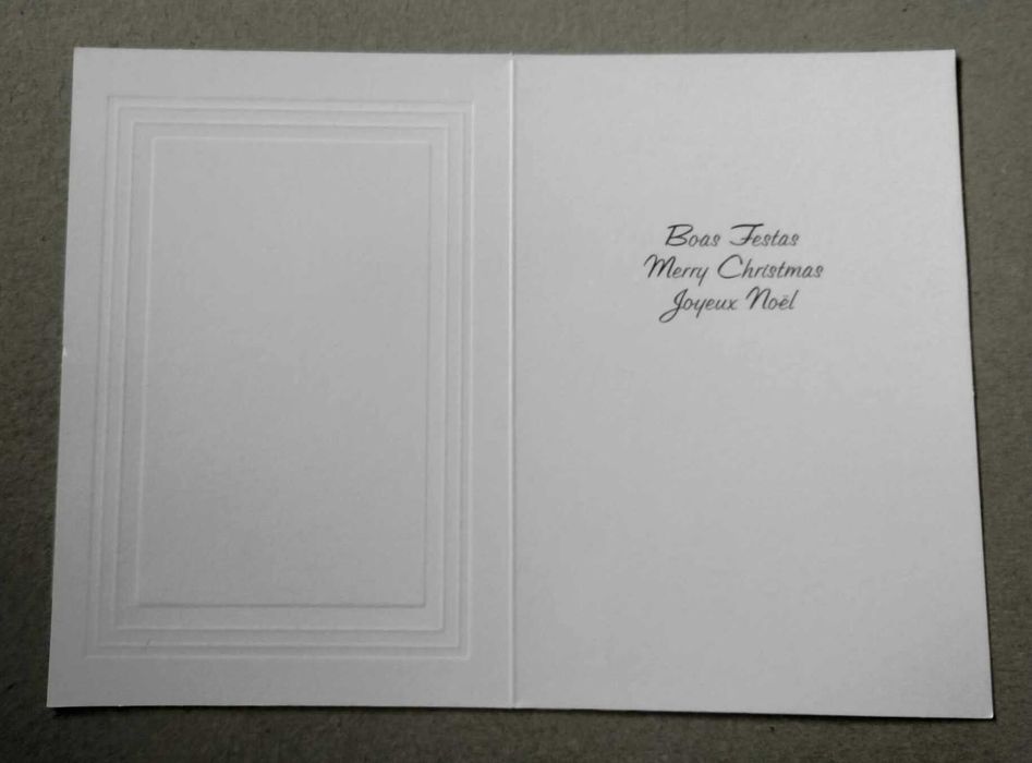 Conjunto de 5 Postais de Natal CTT Antigos