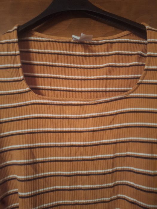 Bluzka damska H&M Basic rozm.M 95%bawełna stan bardzo dobry.