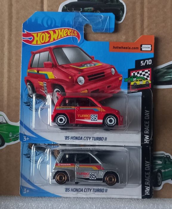 Conjunto 2 , 85 Honda City Turbo ll Hot Wheels