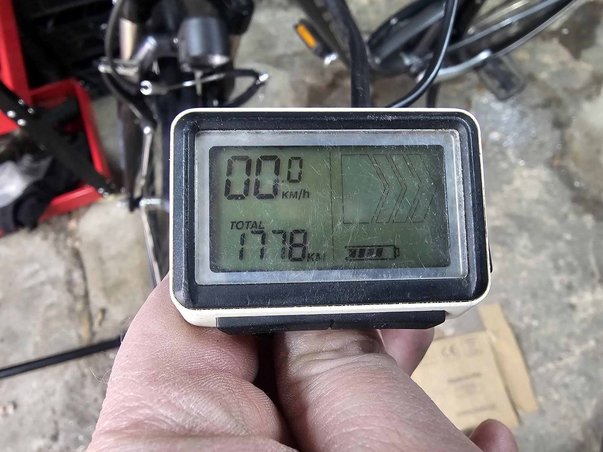bionx ride  display