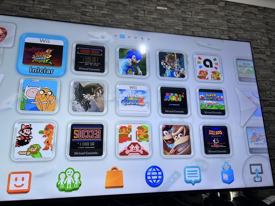 Nintendo wii u com muitos jogos