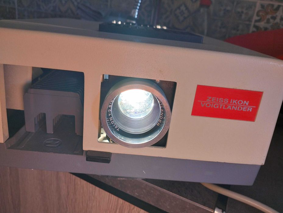 Projetor de slides da década de 70