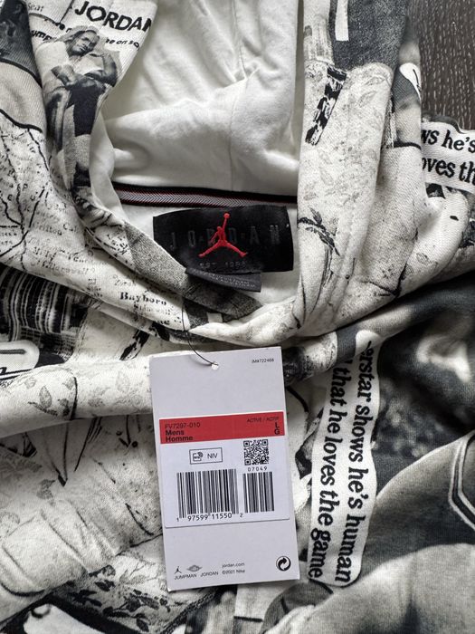 Худі чоловіче Air Jordan Brooklyn Fleece Grey L
